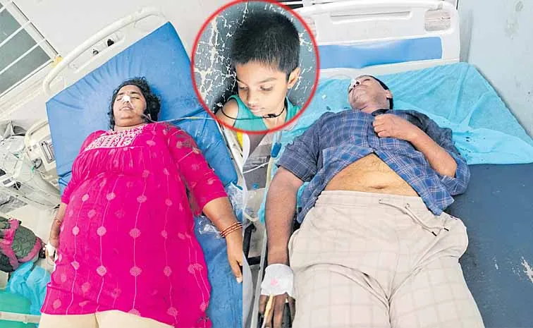 Employee attempts suicide with husband and son