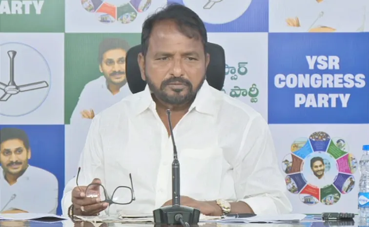 Former Minister Sailajanath Slams Chandrababu Sarkar