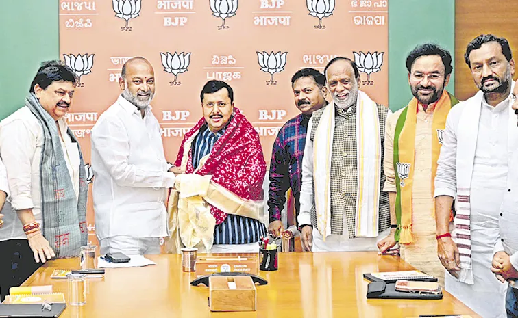 Nitin Nabin Meets Telangana BJP MPs in Delhi for Special Meeting