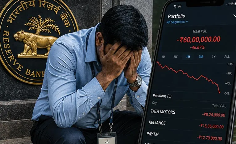 ఆన్‌లైన్‌ ట్రేడింగ్‌లో రూ.60 లక్షల నష్టం.. ఆర్బీఐ ఉద్యోగి.!
