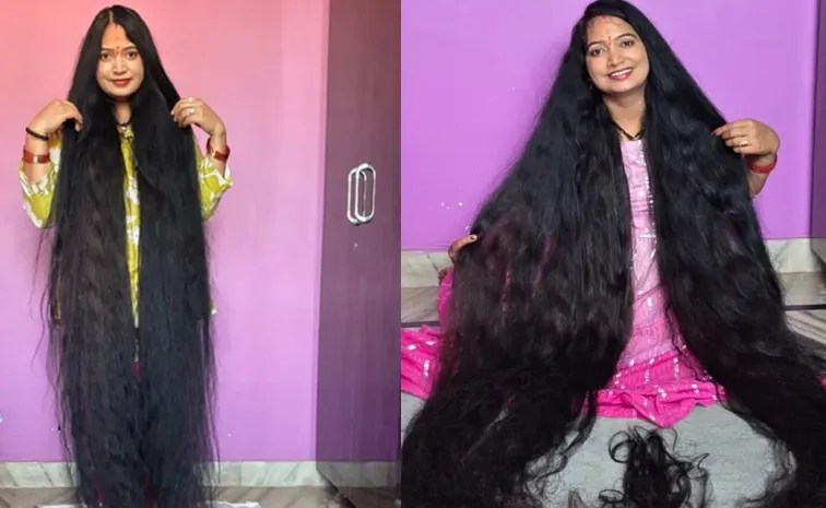 Indian Woman Sets World Record For Longest Hair Has Never Cut It Since 2015