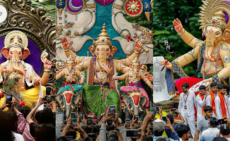 ముంబైలో మార్మోగుతున్న ‘గణపతి బప్పా మోరియా’ నినాదాలు