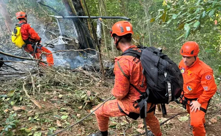 Tragedy in Brazil Four dead in helicopter crash