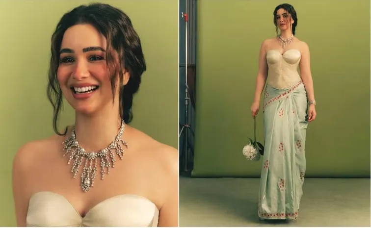 Sara Tendulkar redefined modern Indian glamour in pastel green Banarasi saree 
