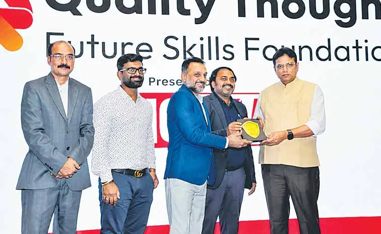 Duddilla Sridhar Babu at the Future Skills Summit Awards 2026 program