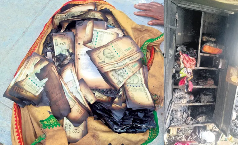 Fire accident in Mahabubnagar