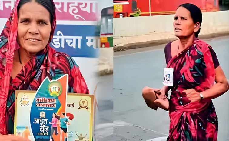 Meet Sudha 47 year old mother ran barefoot in a saree  and won