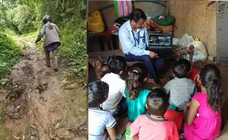 ఆ టీచర్‌ ధైర్యానికి హ్యట్సాఫ్‌ చెప్పాల్సిందే..! ప్రాణాలు సైతం లెక్కచేయకుండా..