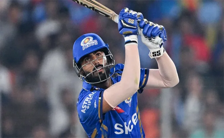 మరోసారి పేట్రేగిపోయిన ముంబై ఇండియన్స్‌ బ్యాటర్‌