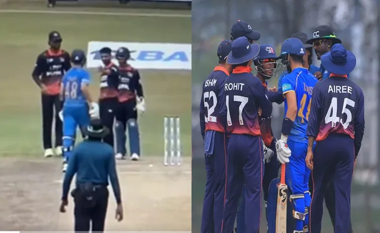 Nepal-UAE Cricketers Brawl-During Final Match-ACC Mens Premier League