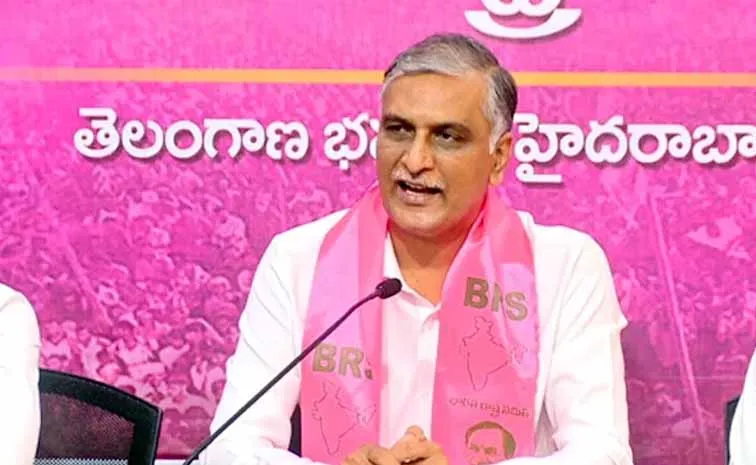 Harish Rao spoke to the media at Telangana Bhavan