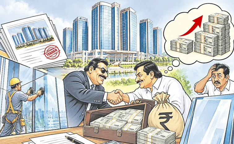 ‘అద్దాల’ టెండర్లలో మాయాజాలం