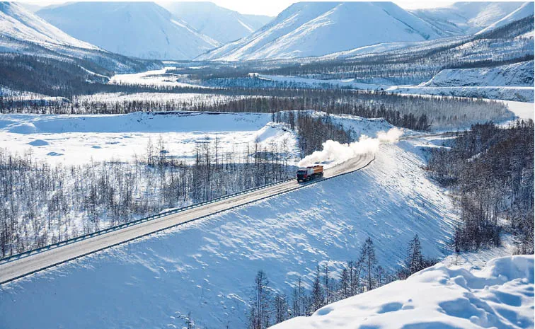 Kolyma: one of the harshest and most remote roads on Earth. 