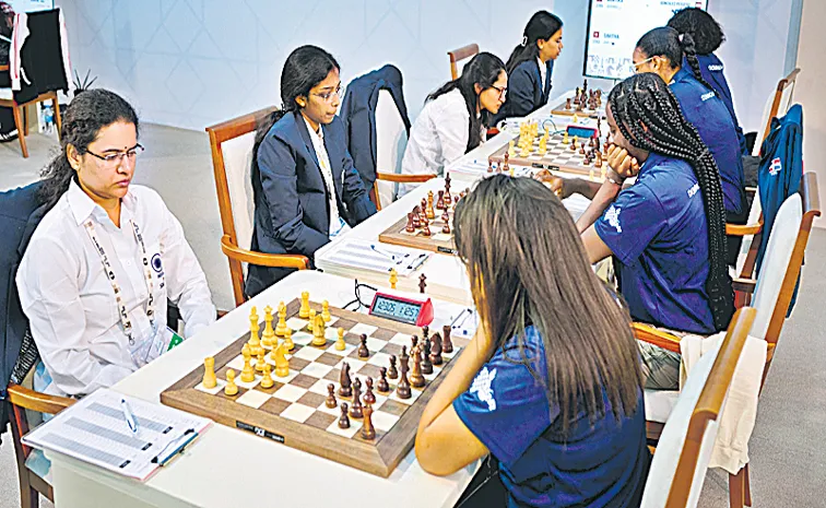 భారత చెస్‌ జట్ల శుభారంభం 