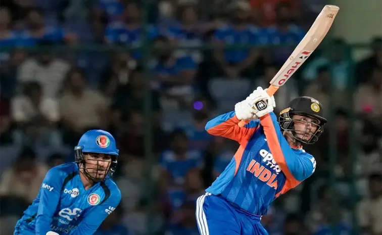 IND VS AFG 3rd T20I: Abhishek Sharma Completed half century in just 16 balls