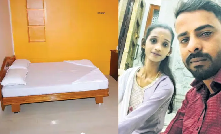 భార్యను లాడ్జికి తీసుకెళ్లి..