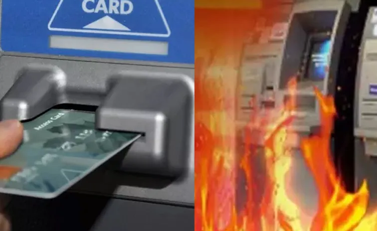 Jogipet ATM Fire Accident Sangareddy