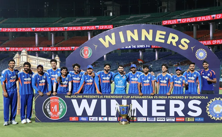 Team India Won-By 127 Runs-Vs AFG 3rd T20 Match-T20 Series Cleansweep