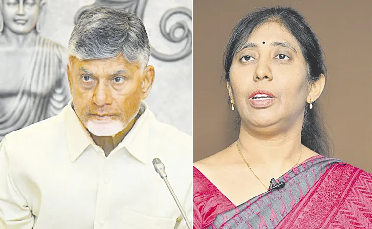 YS Sunitha Meet CM Chandrababu