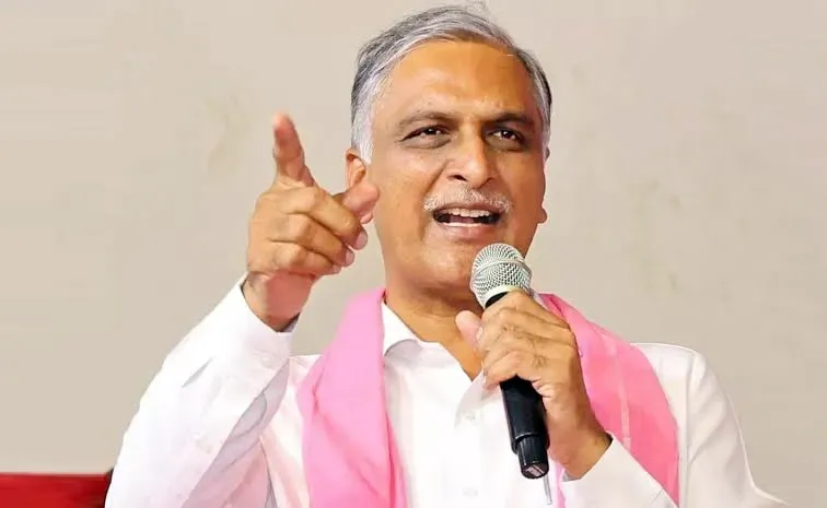 కాంగ్రెస్‌ నేతలకు అన్నంపెట్టి భూములు చూపిస్తా.. హరీష్‌ రావు