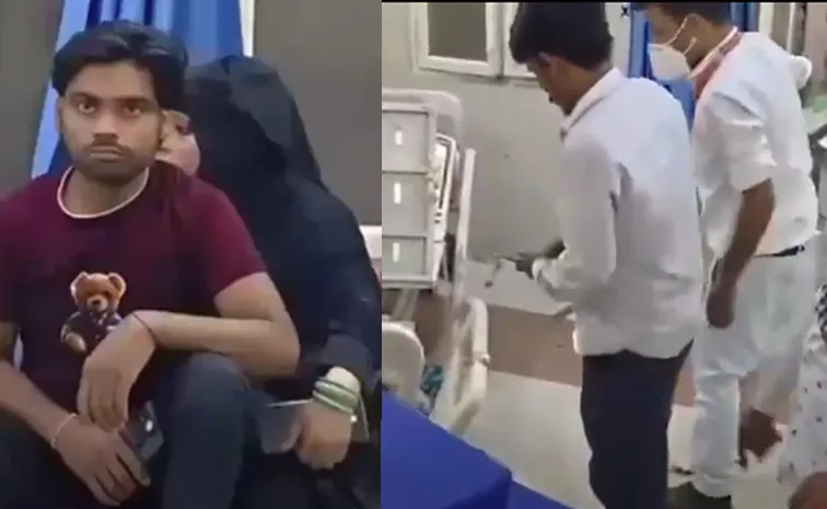 UP man gets runs to hospital bitten by snake Panic Among Patients