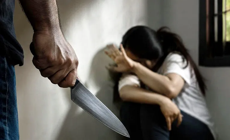  Husband attacks wife with a knife in Sircilla