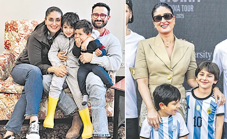 Kareena Kapoor says she tells her sons to cry if they want to