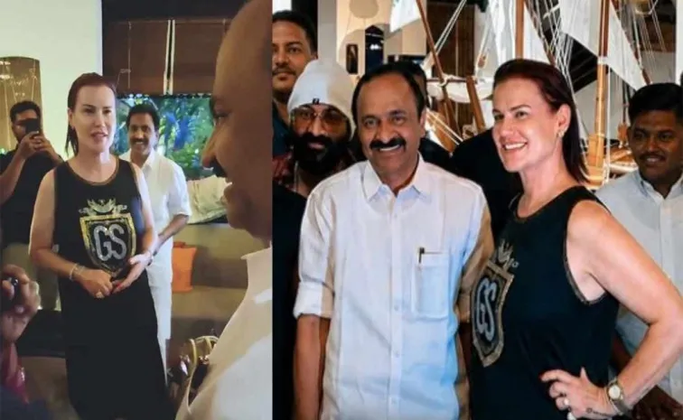 Ronaldo Sister Elma-Meets-Kerala-CM-VD Satheeshan-Carees Special Msg