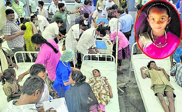 మాత్రలు వికటించి గిరిజన చిన్నారి మృతి