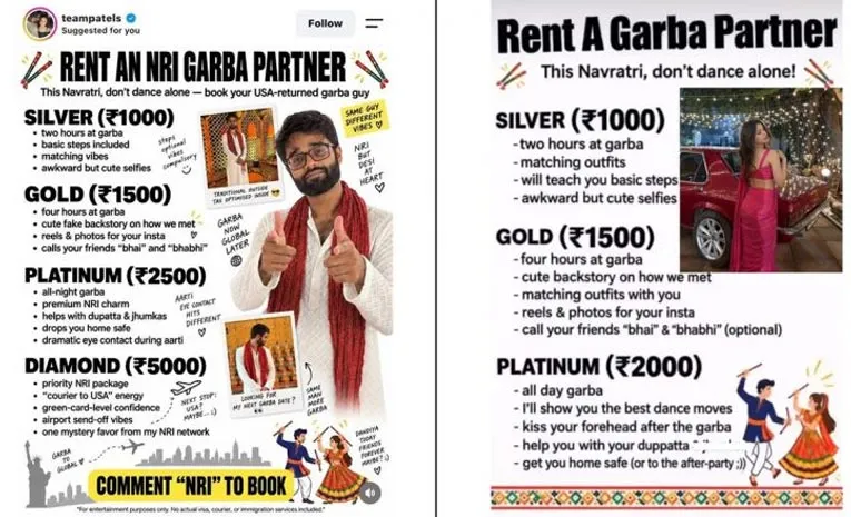 Rent a Garba Partner Controversy