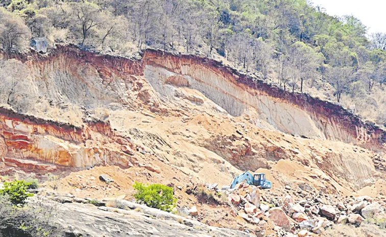 Sand Mining in Chandragiri constituency
