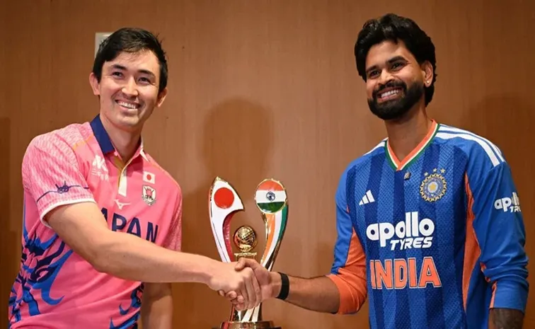 India denied practice in Japan before historic T20I