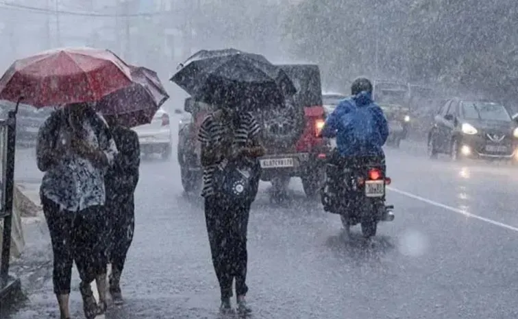 Heavy rain in Hyderabad