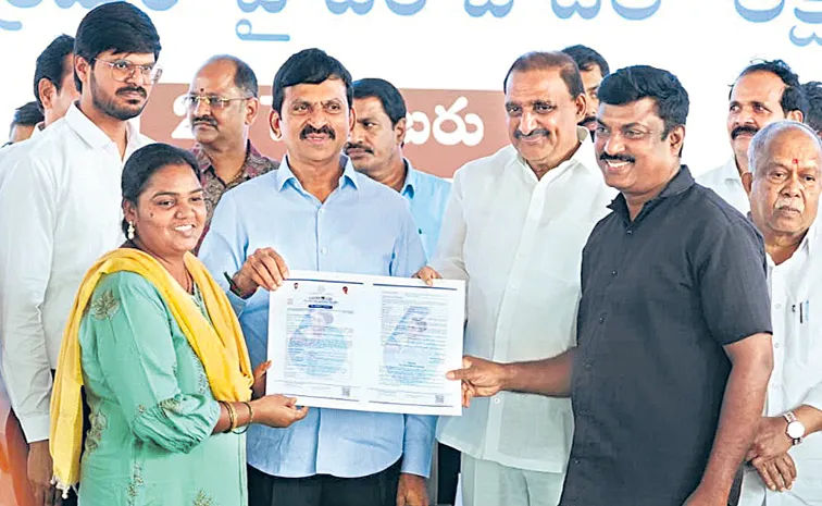 Ponguleti Srinivas Comments At Bhoomi Puja Of Indiramma Houses Rayadurgam
