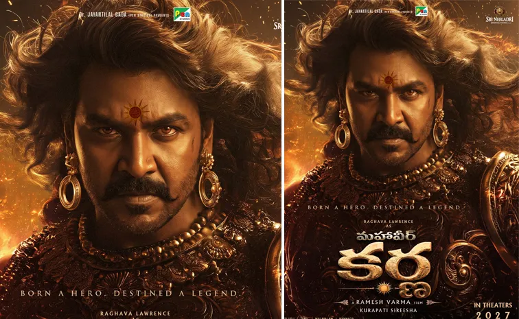 Raghava Lawrence as Mahaveer Karna First Look Unveiled