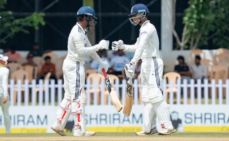 Kushagra-Ton-Tanush-Fifty-India-A 334-All-Out Vs AUS-A 1st Unofficial Test