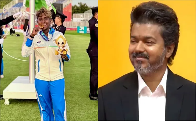 Tamil Nadu CM Vijay rewards G Kamalini after India womens Asian Games cricket gold