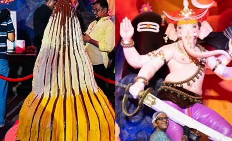 350 kg sugar free modak for sakinakyacha maharaja