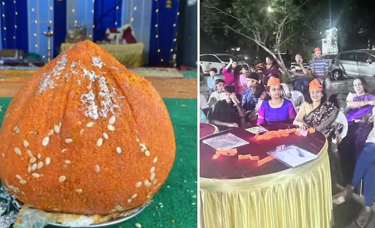 Keerthi Richmond Villas Ganesh Laddu Auctioned For Rs 1 Crore