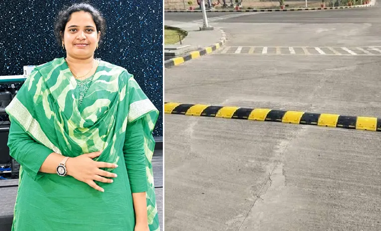మహిళ ప్రాణం తీసీన స్పీడ్‌ బ్రేకర్‌