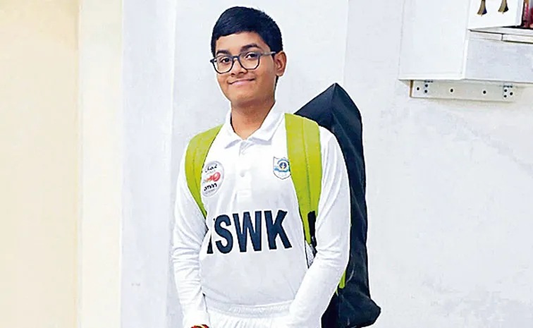 Telangana Boy Kondeti Pardhu Selected for OMAN U14 Cricket Team