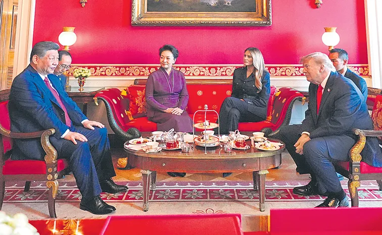 Donald Trump, Xi Jinping Hold Bilateral Meeting In The White House