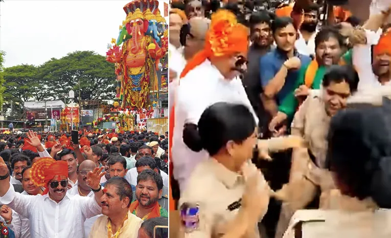 Danam Nagender Dance at Khairatabad Ganesh