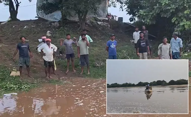 ఒక్కసారిగా భారీగా వరద.. లంకలో చిక్కుకుని..