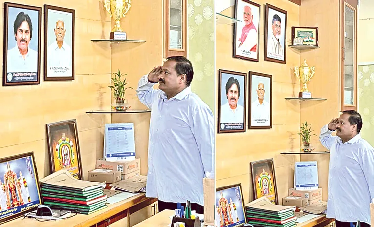పవన్‌ను దించేసి.. ఎమ్మెల్యేను ఎక్కించారు!