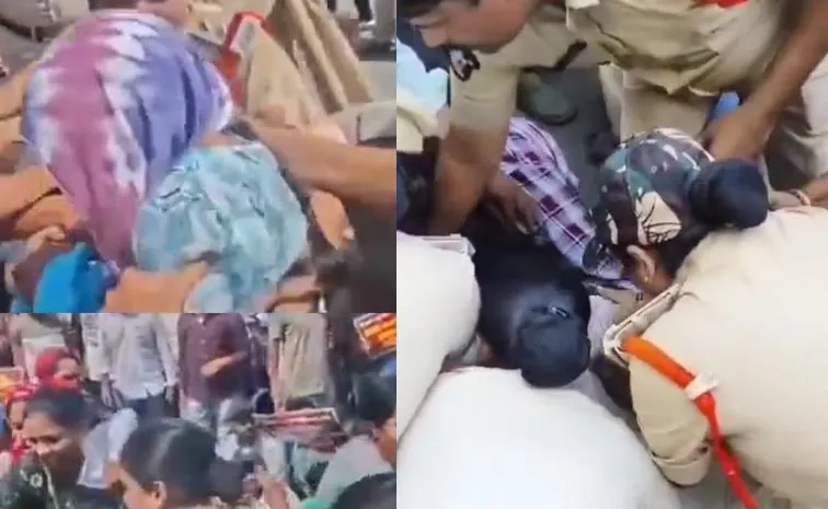 మహిళలు అని కూడా చూడకుండా..
