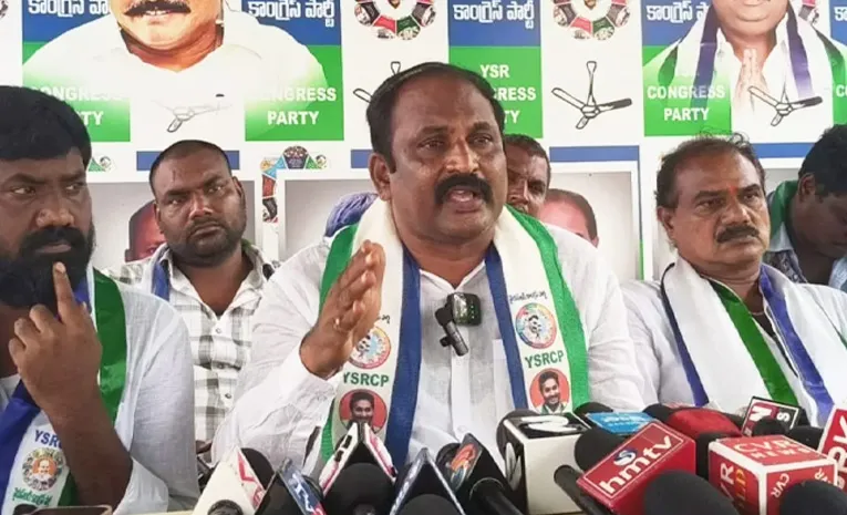 YSRCP Leader Gannavarupu Srinivas lashes out at Gannavaram MLA