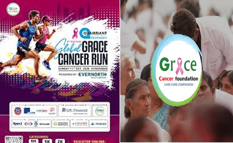 9th Global Grace Cancer Run will be held on 11 October 2026
