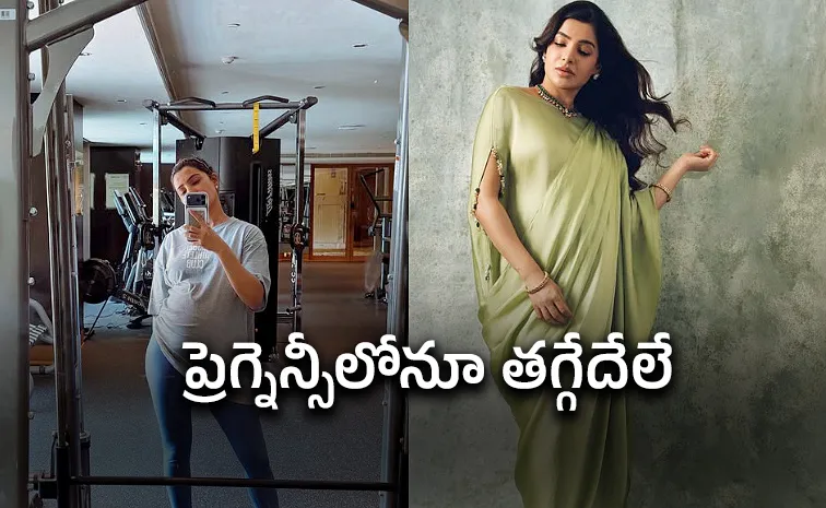 Samantha Shares Her Pregnency pics and Video of Pickle ball game