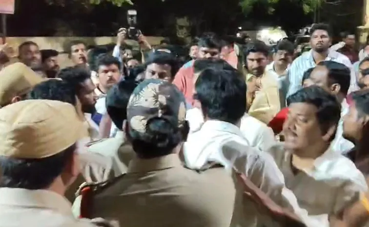 టీడీపీ గూండాగిరి.. ఏలూరులో తీవ్ర ఉద్రిక్తత